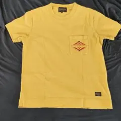 ペンドルトン　PENDLETON ポケット付きTシャツ イエロー Sサイズのサムネイル
