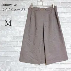innowave ビットチャーム付 千鳥格子柄 ひざ丈スカート M 裏地ありのサムネイル