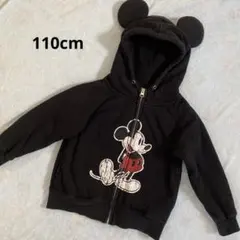 東京ディズニーリゾート ミッキーフード付きパーカー 100cm 裏起毛　キッズ
