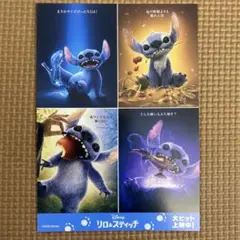 映画　実写　リロ&スティッチ　入場者特典　ポストカード　スティッチ