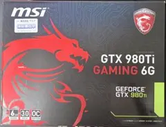 『ジャンク』MSI GeForce GTX 980Ti GAMING 6G 本体のサムネイル