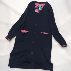 33 JENNI love ジェニーラブ　ロングカーディガン　160　ネイビー紺