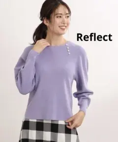 ◆ Reflect リフレクト フェイクパール モチーフ ニット 9