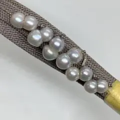 値下げ本真珠 グレー系 ネックレス 約45cm - メルカリ