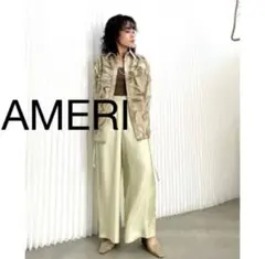 これからの時期に✨AMERI SATIN LOOSE EASY PANTS✨のサムネイル