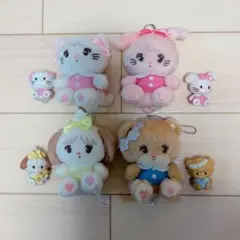 mikko ガチャガチャ　ぬいぐるみマスコット2 すわらせ隊
