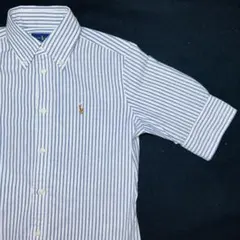 RALPH LAUREN ラルフローレン レディース 五分袖ボタンダウンシャツ