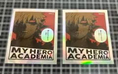 【僕のヒーローアカデミア】オーロラステッカーコレクション　爆豪勝己Ａ2枚