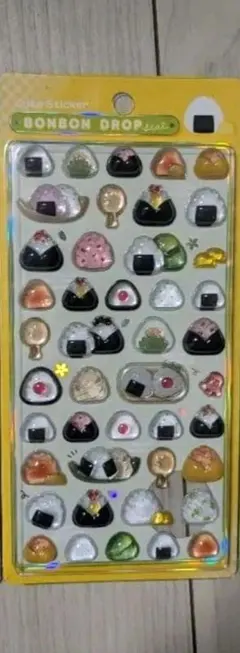 新品未開封 ボンボンドロップシール 和柄シリーズ おにぎり 正規品