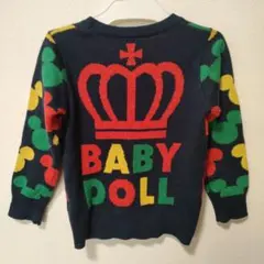 BABYDOLL　ディズニー　ミッキー　カーディガン　100
