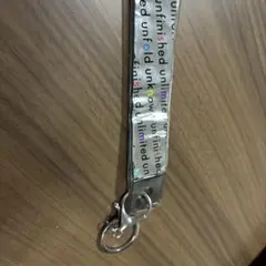 嵐　 untitled 銀テープ使用　手作りストラップ