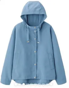 GU レディース マウンテンパーカー ライトブルー 水色 Sサイズ