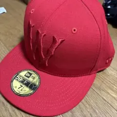 New Era 59FIFTY Wロゴ キャップ レッド 7 1/2のサムネイル