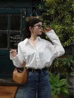 MEER.】SHOULDER BELTLAYERED SHIRT - メルカリ