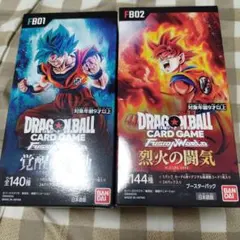 新品・未開封テープ付き　烈火の闘気、覚醒の鼓動　各1BOXずつ