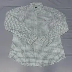 Ralph Lauren チェック柄　シャツ　slim fit