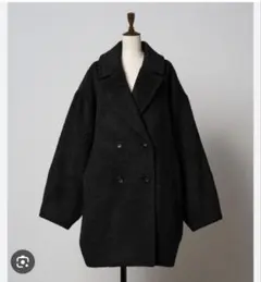 Happy John ウールブレンドシャギーコクーンPコート Happy John（ハッピージョン）の「wool blend shaggy cocoon p