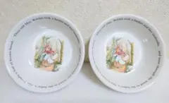 ピーターラビット　WEDGWOOD　ボウル　ピーターママ　2枚セットのサムネイル