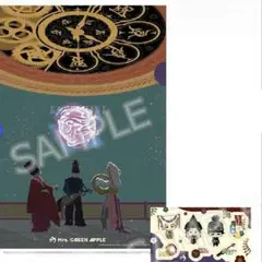 Mrs. GREEN APPLE一番くじ　クリアファイル　ステッカー　Ｆ賞　新品