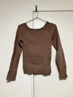 snidel ブラウンニット