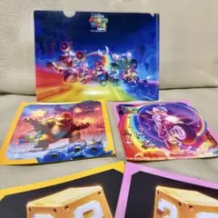 ザ・スーパーマリオブラザーズ・ムービー 映画特典　シール ミニクリアファイル
