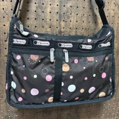 LeSportsac 拡張するショルダーDXエブリデイ　ブラウンドットのサムネイル