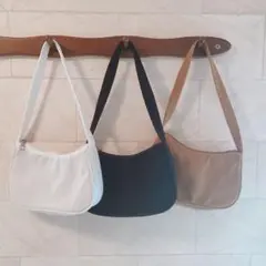 【3点セット】コーデュロイ ハンドバッグ 白 黒 茶 y2k シーインまとめ売り