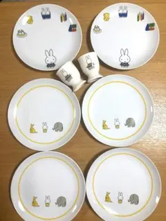 ミッフィー　お皿　6枚　エッグスタンド 2個　セット