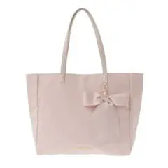 Maison de FLEUR リボンチャーム付き3ルームトートバッグ