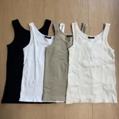 JOURNALSTANDARD コットンストレッチテレコタンクトップ 4枚セットのサムネイル