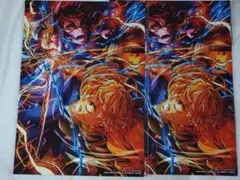 劇場版鬼滅の刃無限城編　入場来場者特典　第5弾　イラストボード　2枚セット 善逸