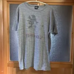 古着★ディズニー　三匹の子ぶた　ビッグバッドウルフ　Tシャツ　サイズL グレー