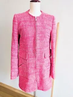 ザラ ベーシック ZARA BASIC ☆ツイードジャケット ☆ M