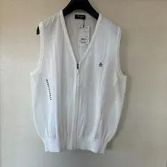 新品 Munsingwear ベスト ホワイト M