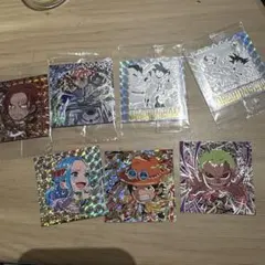ドラゴンボール・ワンピース ホログラムステッカーセット