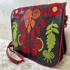 TOKUKO 1er VOL トクコプルミエヴォル 刺繍フラワーショルダーバッグ 