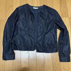 ナチュラルビューティーベーシック　ジャケット　ネイビー￼