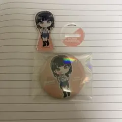 LE SSERAFIM ウンチェ ガチャガチャアクリルスタンド＆缶バッジ