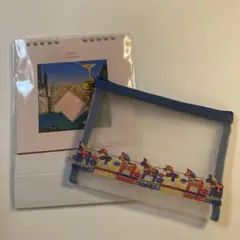 【新品】近沢レース 2026福袋 ポーチ＆卓上カレンダーセット