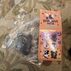 ディズニー　ハロウィン　おばけ　ぬいぐるみチャーム　黒