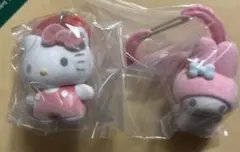 サンリオ カラフルカラビナマスコットチャーム　キティ マイメロ