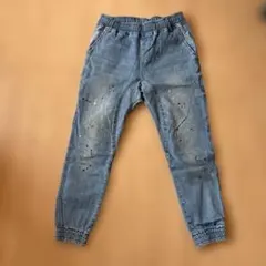 POWER TO THE PEOPLE デニムサルエルパンツ M