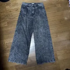 cussil ダークグレー ワイドパンツ Mサイズ