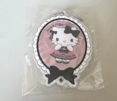 サンリオシークレットカスタムアクリルチャーム　ブラックリボン　ハローキティ