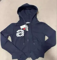 aeaeクロップドパーカー ネイビー レディース Mサイズ - メルカリ