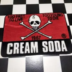 CREAM SODA スカルデザインラグ 1967