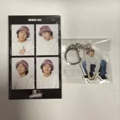 世界 フォトステッカー＆キーホルダーセット