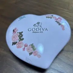 GODIVA ハート型小物入れ ピンク 陶器