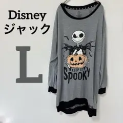 Disney 【L】ナイトメア カンパニー 長袖 Tシャツ カットソー