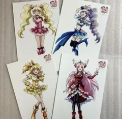 図録 キュアピーチ キュアベリー キュアパイン キュアパッション ポスター